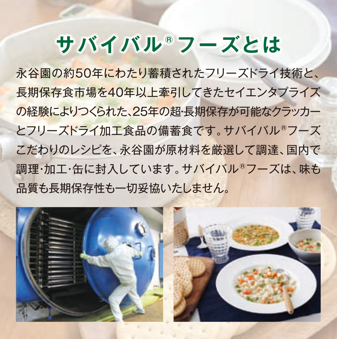 サバイバルフーズとは？